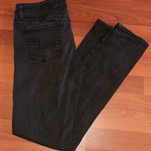 AE black skinny jeans